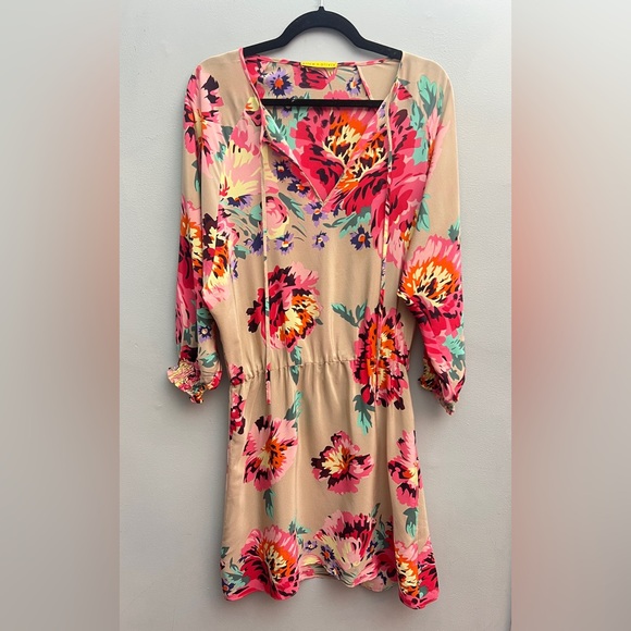 Alice + Olivia Dresses & Skirts - Alive + Olivia Silk Floral Dress, Size Small